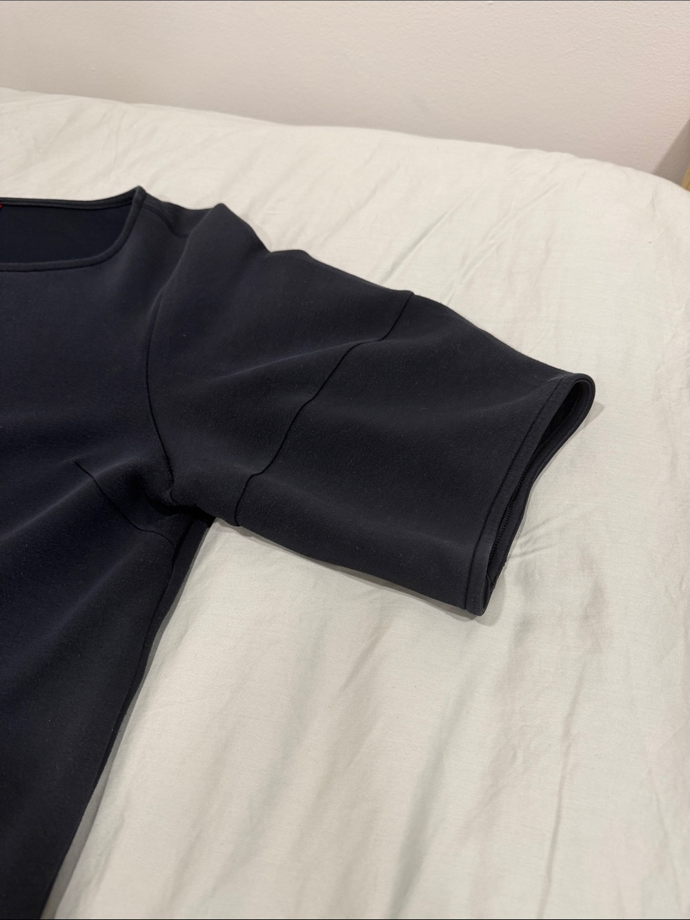 Black Short-Sleeve Top by Spanx EUC - Picture 4 of 10